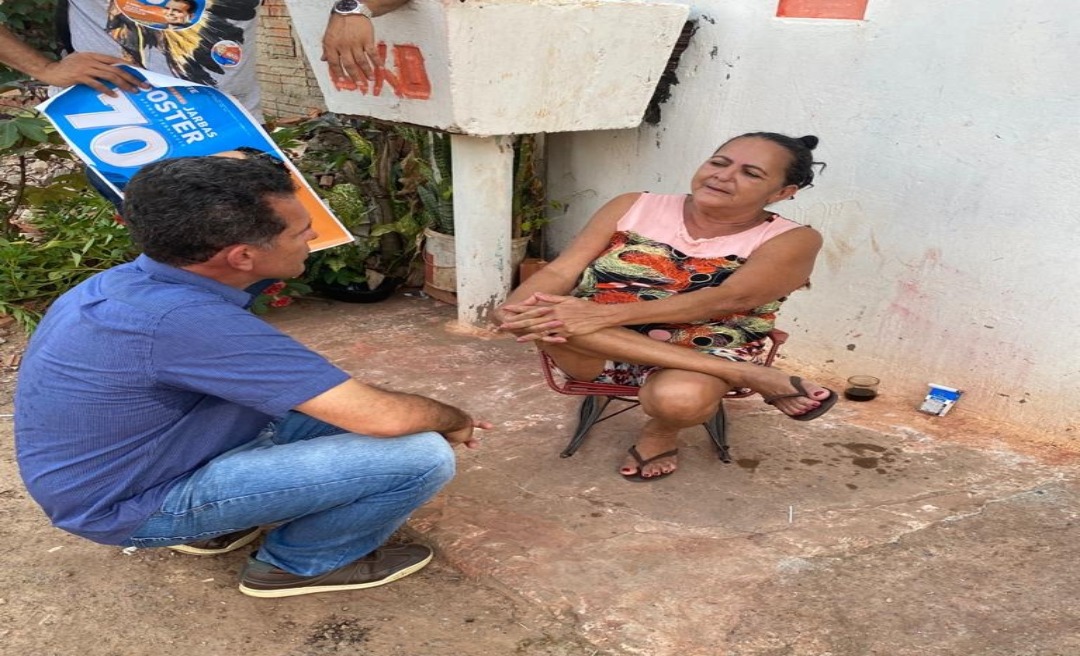 Jarbas Soster visita moradores do Barro Vermelho e grava para o programa eleitoral