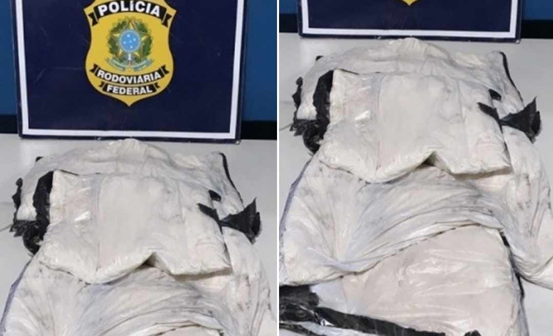 PRF prende homem com cocaína fixada ao corpo na BR-364, no Acre