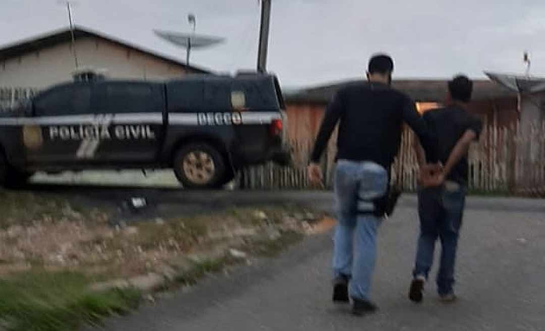 Polícia Civil prende homem que estuprou a ex-mulher e incendiou sua casa