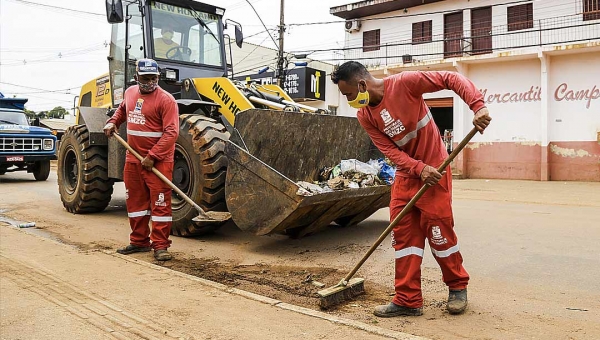 Prefeitura recolheu mais de 51 mil toneladas de entulho das ruas de Rio Branco em 2020