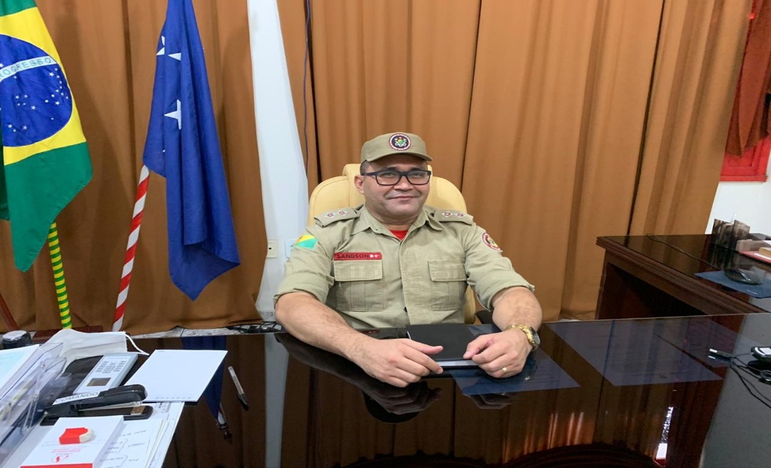 Tenente Sandson Ferreira é o novo comandante do Corpo de Bombeiros em Cruzeiro do Sul