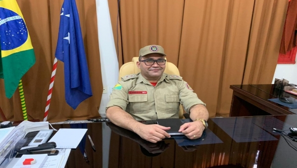 Tenente Sandson Ferreira é o novo comandante do Corpo de Bombeiros em Cruzeiro do Sul