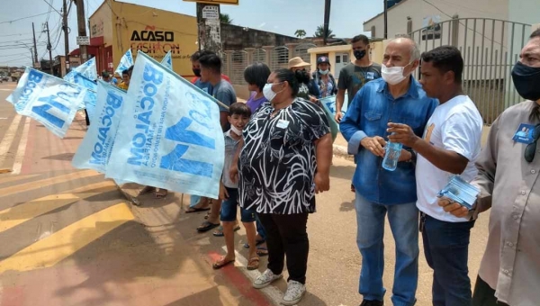 "Não tenho dúvidas de que toda Baixada é 11", diz empolgado candidato Tião Bocalom