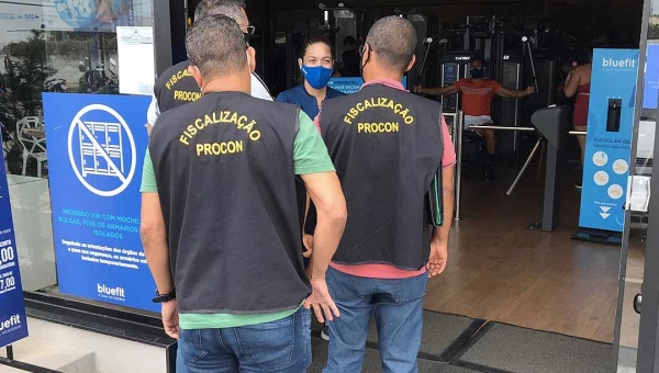 Procon fiscaliza academias de ginástica em Rio Branco