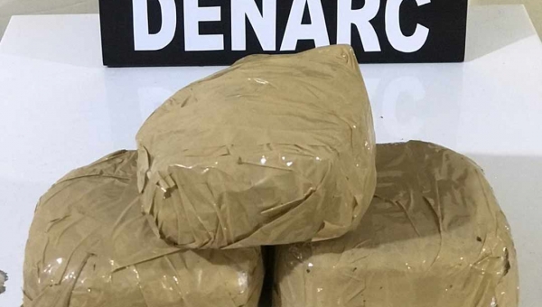 Polícia Civil do Acre apreende três quilos de cocaína refinada e prende um em flagrante