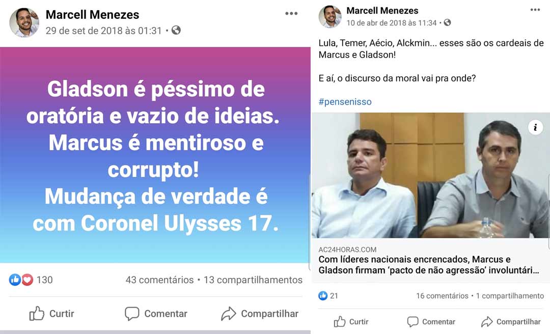 Afilhado de Ulysses que detonava Gladson nas redes ganha em troca um cargo no governo