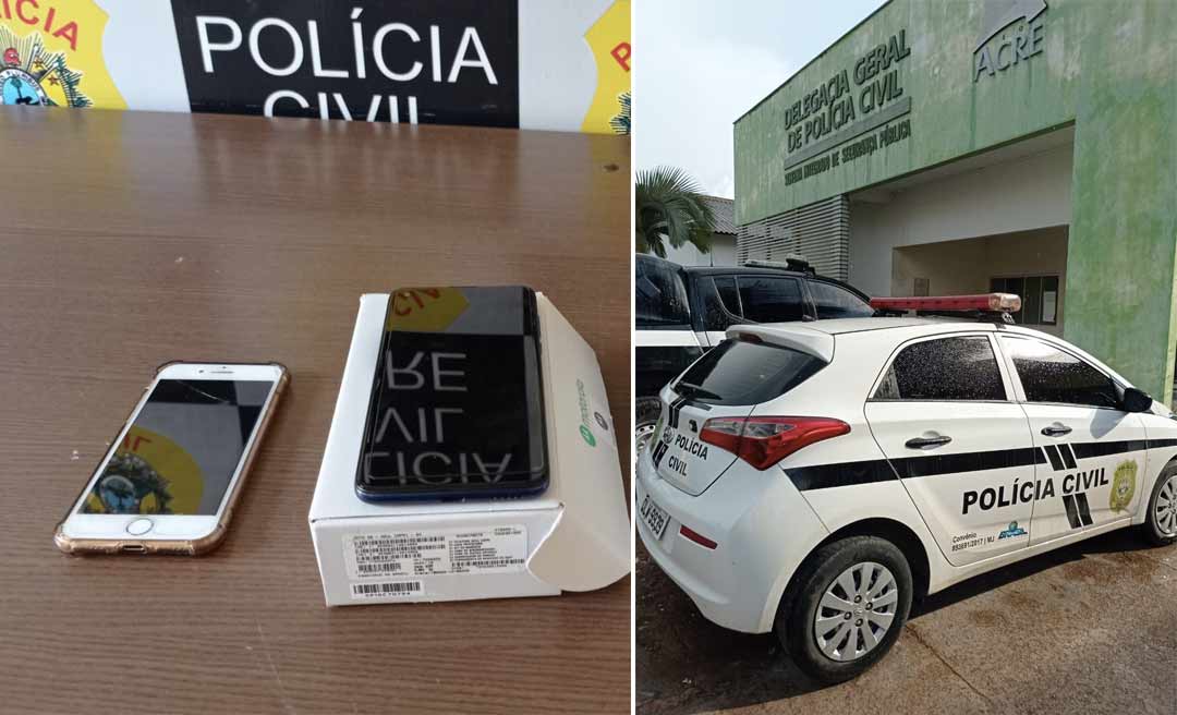 Polícia Civil no município de Cruzeiro do Sul recupera celulares e restitui as vítimas