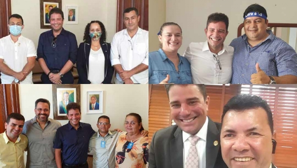 Candidatos a prefeito de Tarauacá gastam tempo e dinheiro em Rio Branco na busca de apoio de Gladson