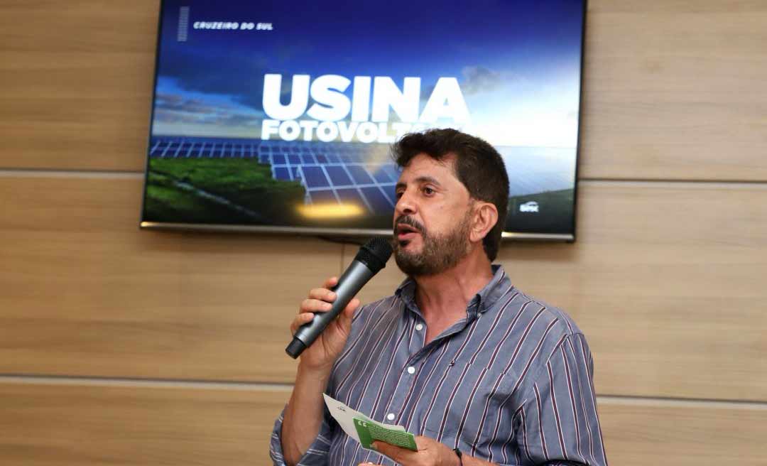 Com presença de Cameli, Sistema Fecomércio-AC anuncia construção de usina fotovoltaica em Cruzeiro do Sul