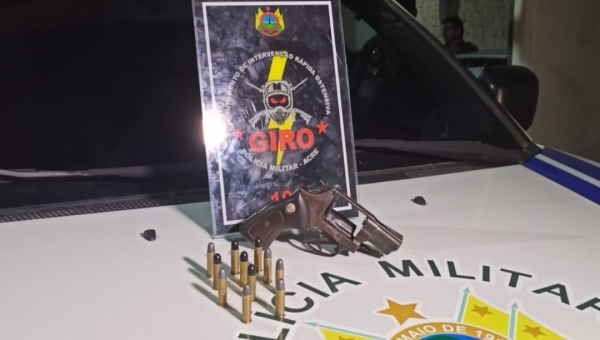 Polícia Militar prende indivíduo armado no Centro de Rio Branco e manda para a Defla 