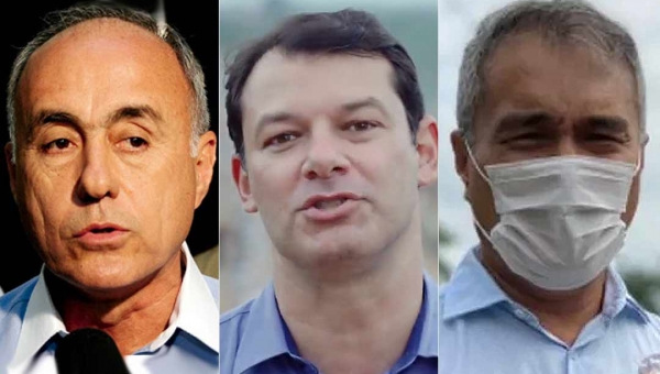 Bocalom, Roberto e Minoru dizem que estão orando pela cura do pastor Luiz Gonzaga