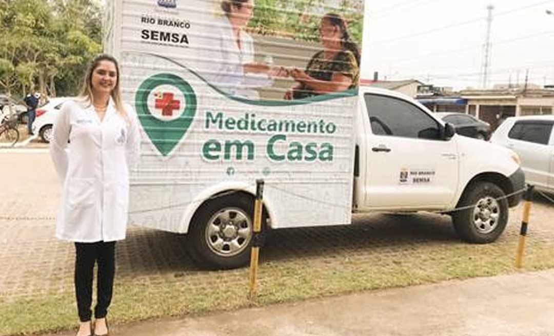 Prefeitura de Rio Branco dobra atendimento por meio do programa Medicamento em Casa a paciente do SUS