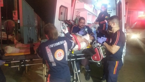 Motociclista se envolve em acidente na estrada de Porto Acre e quase perde a vida 