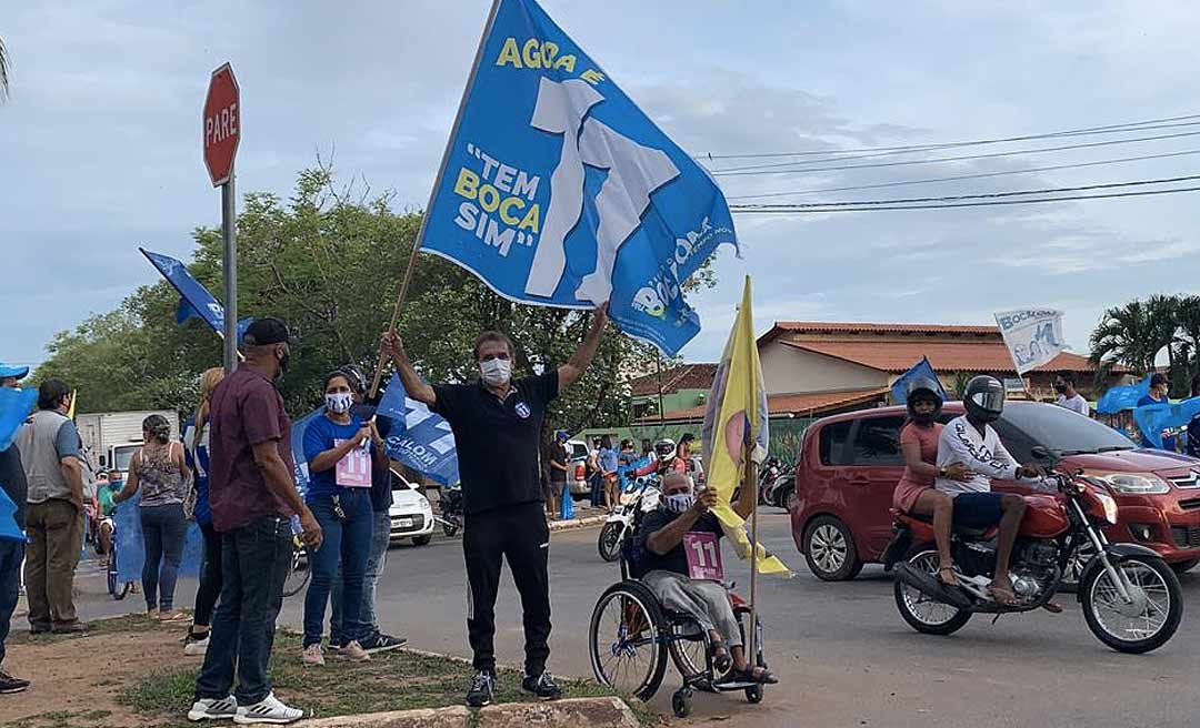 Bestene tem alta após contágio de Covid-19 e retoma campanha de Bocalom nas ruas de Rio Branco