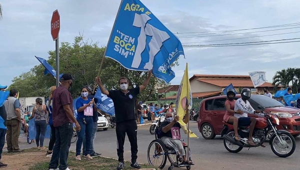 Bestene tem alta após contágio de Covid-19 e retoma campanha de Bocalom nas ruas de Rio Branco