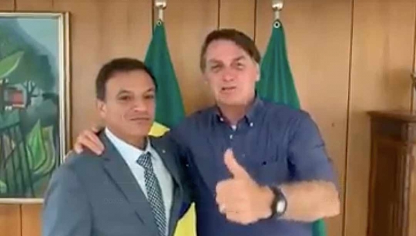Ao lado de Bittar, Bolsonaro aparece em vídeo pedindo voto para Tião Bocalom