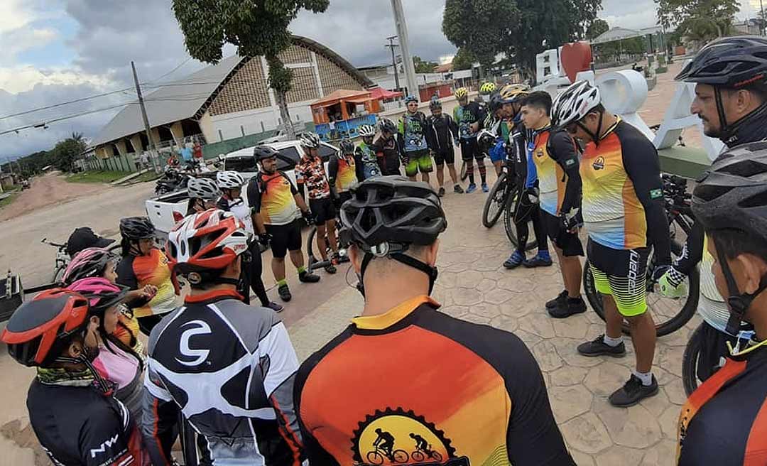 Grupo de amigos percorre de bicicleta 230 km entre Tarauacá e Cruzeiro do Sul