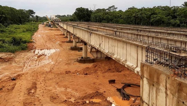 Inauguração da ponte sobre o Rio Madeira deve ficar para maio de 2021