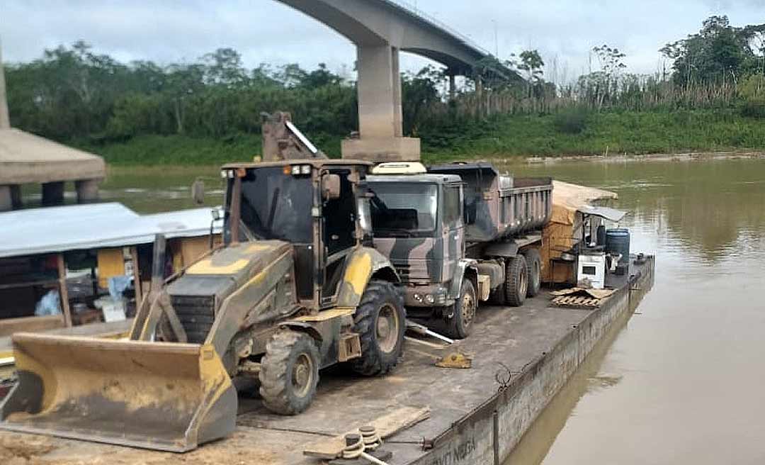 Governo do Estado e Exército iniciam reconstrução da pista do aeroporto de Santa Rosa do Purus