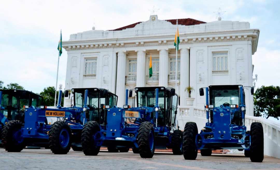 Governo Gladson Cameli investe R$ 40 milhões em aquisição de máquinas pesadas