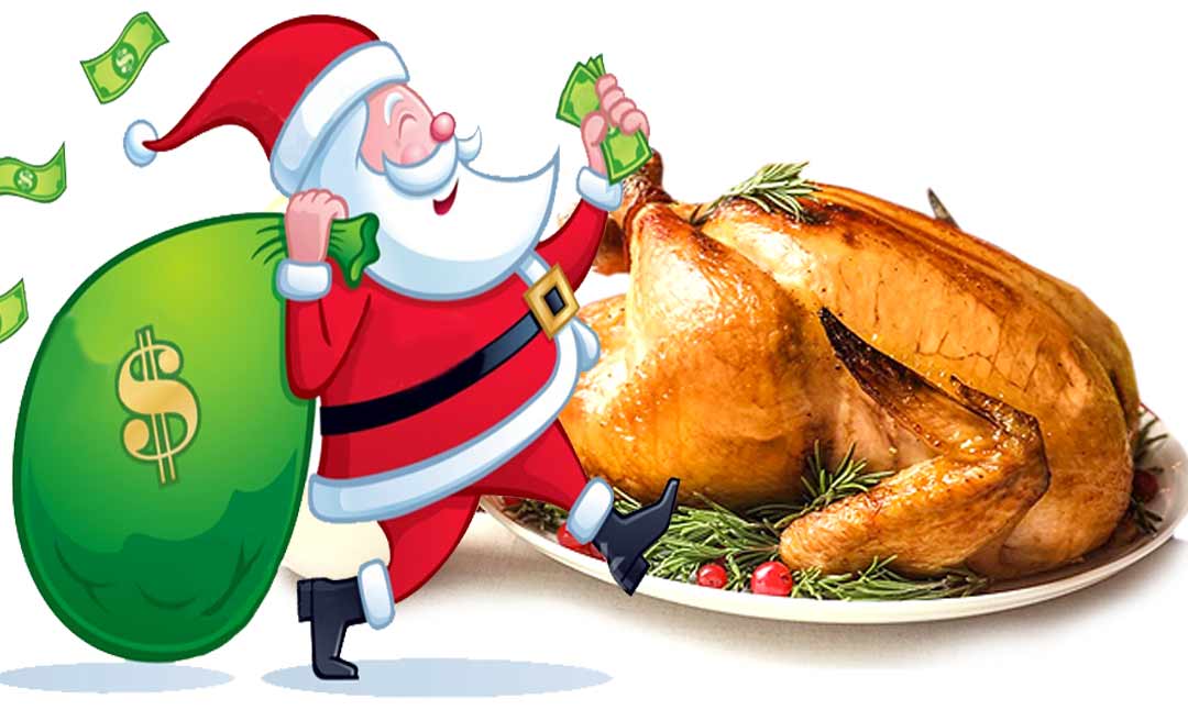 Ceia de Natal ficou até 80% mais cara; chester e peru têm maior alta de preços