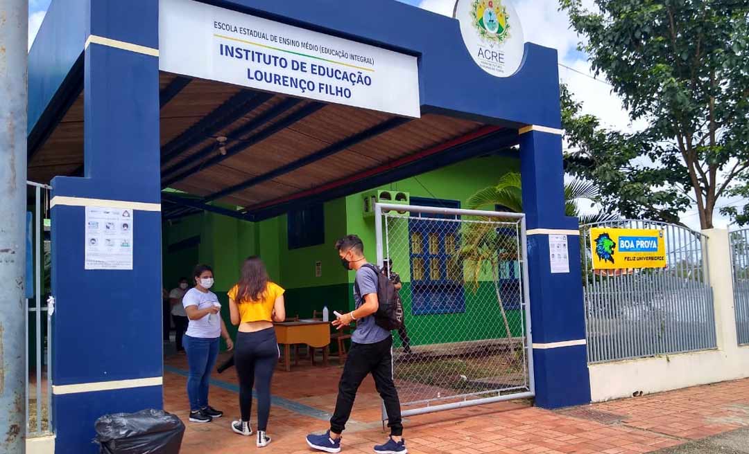 Portões abertos: começou a correria do Enem 2020 em Rio Branco