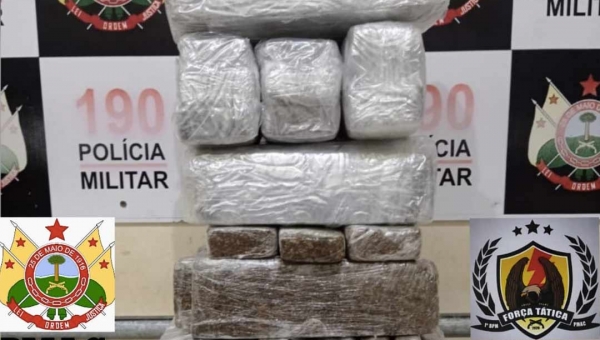 Narcotraficantes são presos com 23 quilos de maconha, no Calafate