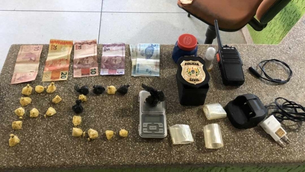 Polícia Civil prende cinco por tráfico, furto e estupro em Tarauacá