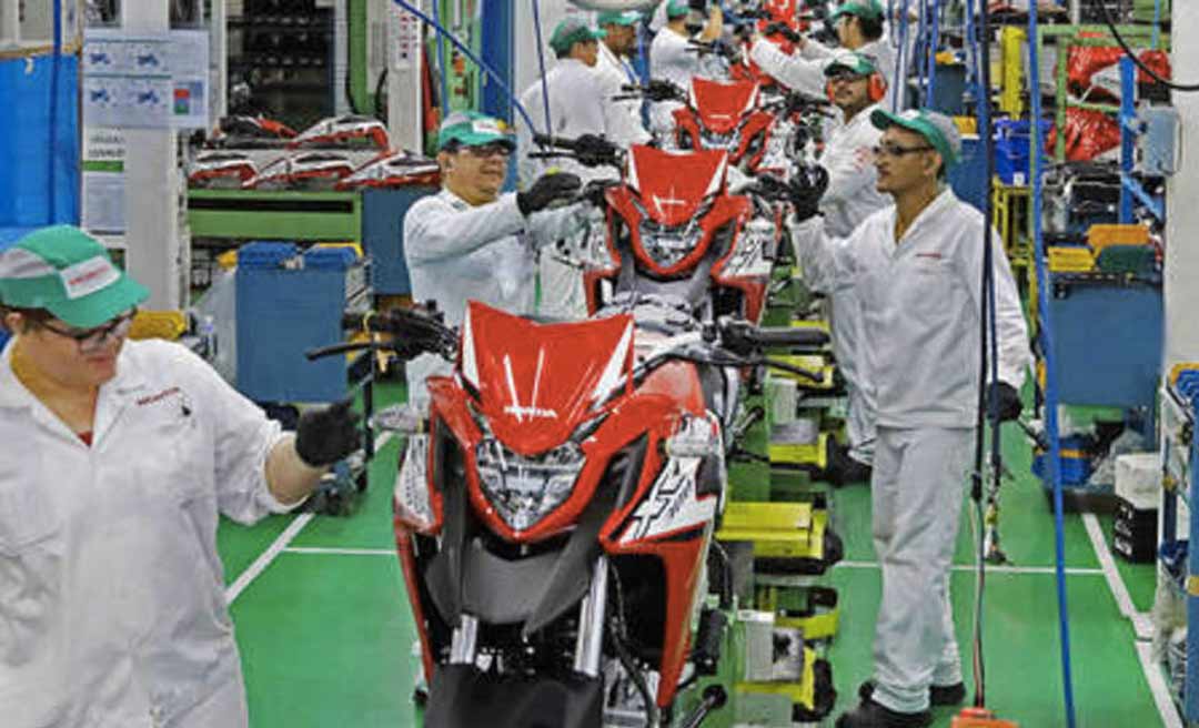 Honda anuncia suspensão temporária da produção de motos em Manaus
