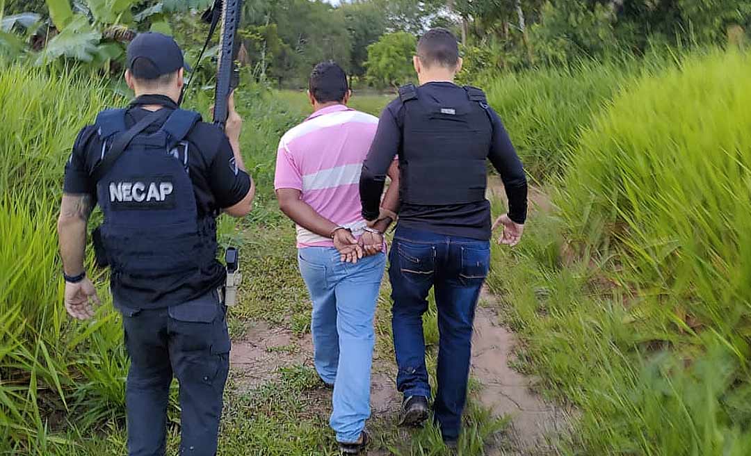 Foragido acusado de matar companheiro de bebedeira a facadas é preso na zona rural de Rio Branco