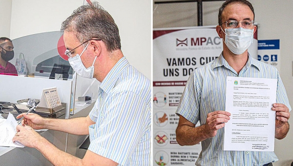 Leo de Brito ingressa com representação no MPAC e MPF para que agentes públicos sejam investigados por não vacinar idosos