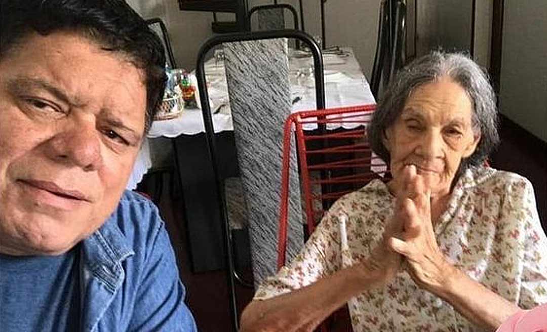 “Te amo para sempre, mamãe”, escreve Flaviano em memória da mãe Laudi Melo