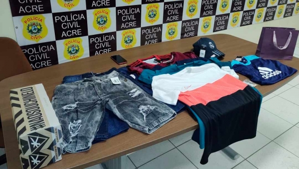 Policia Civil identifica autores de roubo e apreende objetos comprado com cartão de motorista de aplicativo