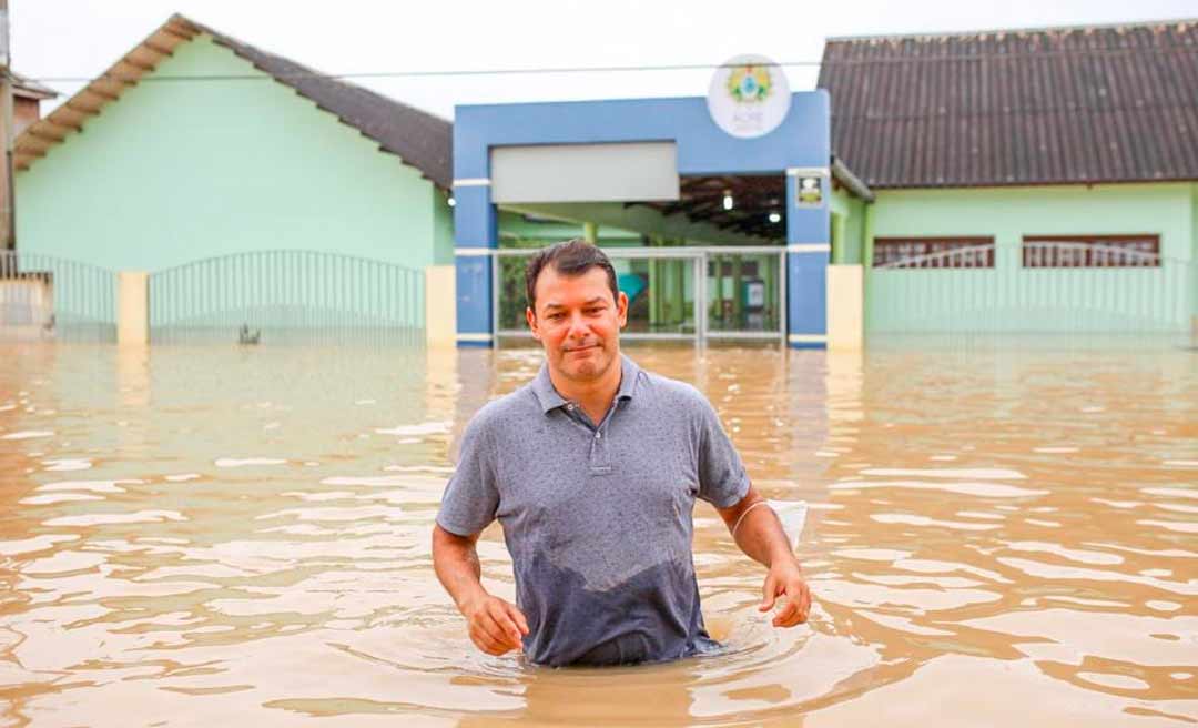 Deputado Roberto Duarte visita áreas alagadas em Tarauacá e Feijó