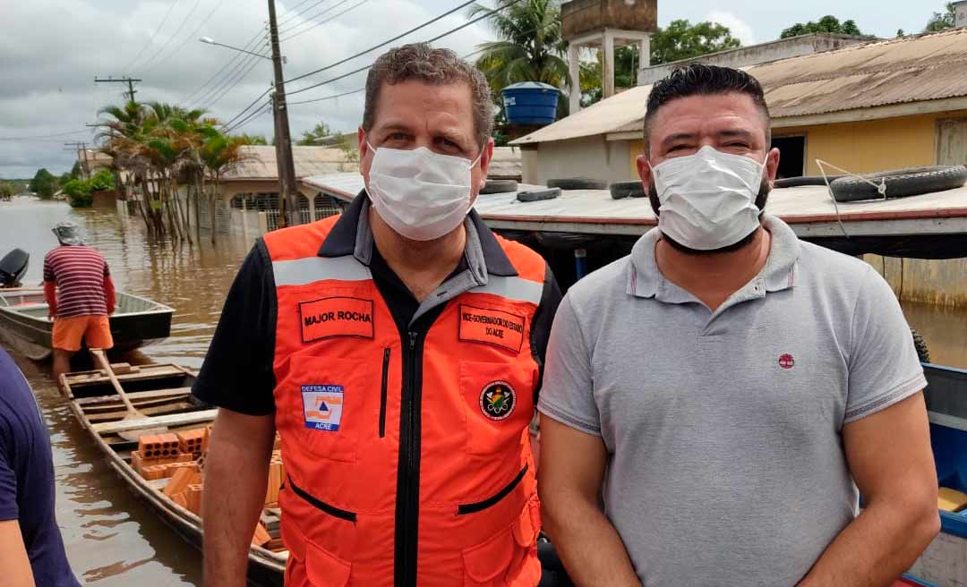 Major Rocha destaca especialista em Defesa Civil para auxiliar nos trabalhos em Tarauacá 