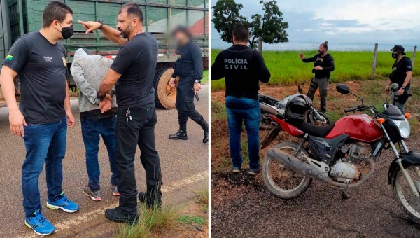 Policia Civil intercepta e apreende motocicletas roubadas em Xapuri