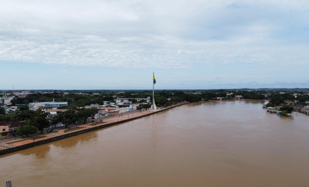 Nível do rio Acre em Rio Branco continua baixando, informa Defesa Civil