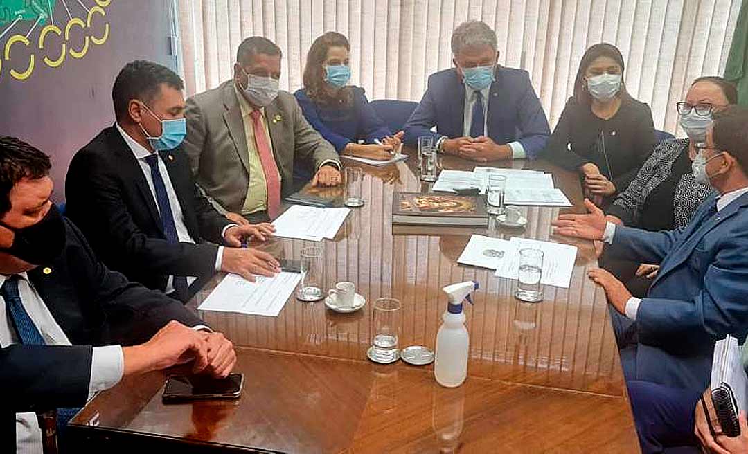 Vice-governador participa de reunião da bancada federal para tratar de envio de recursos para o Acre