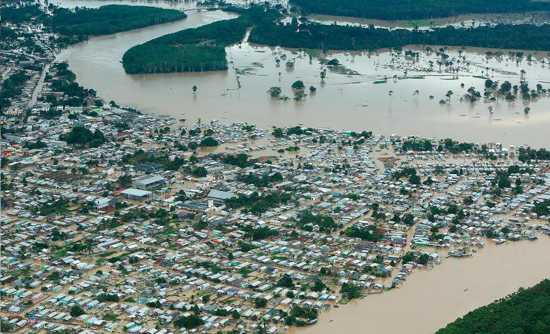 Defesa Civil reconhece estado de calamidade pública em 10 cidades do Acre por conta das inundações