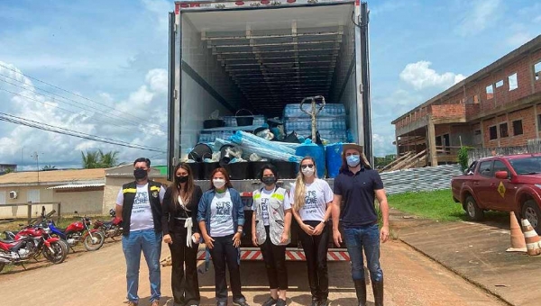 Campanha SOS Acre: MPAC envia 56 toneladas de donativos para desabrigados em Sena Madureira e Tarauacá