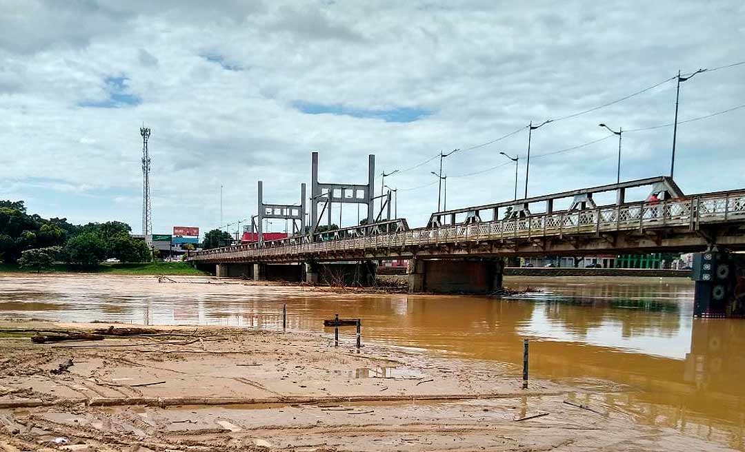 Rio Acre em Rio Branco voltou a subir e ultrapassa os 15 metros 