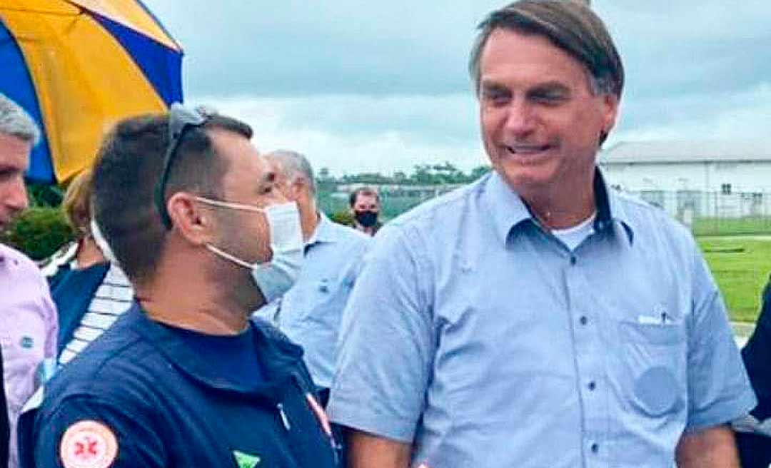 Escalado para trabalhar no esquema de segurança de Bolsonaro, servidor do Samu do Acre diz que realizou um sonho