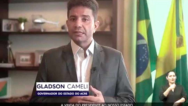 Em pronunciamento, Gladson pede às pessoas que fiscalizem o trabalho de vacinação das prefeituras