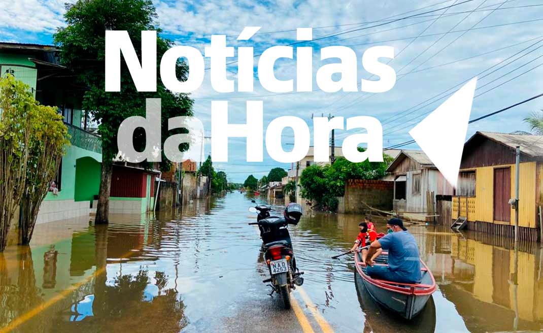 Nível do Rio Tarauacá continua subindo e já atinge os bairros da Praia, Triângulo, Borges e parte do Centro