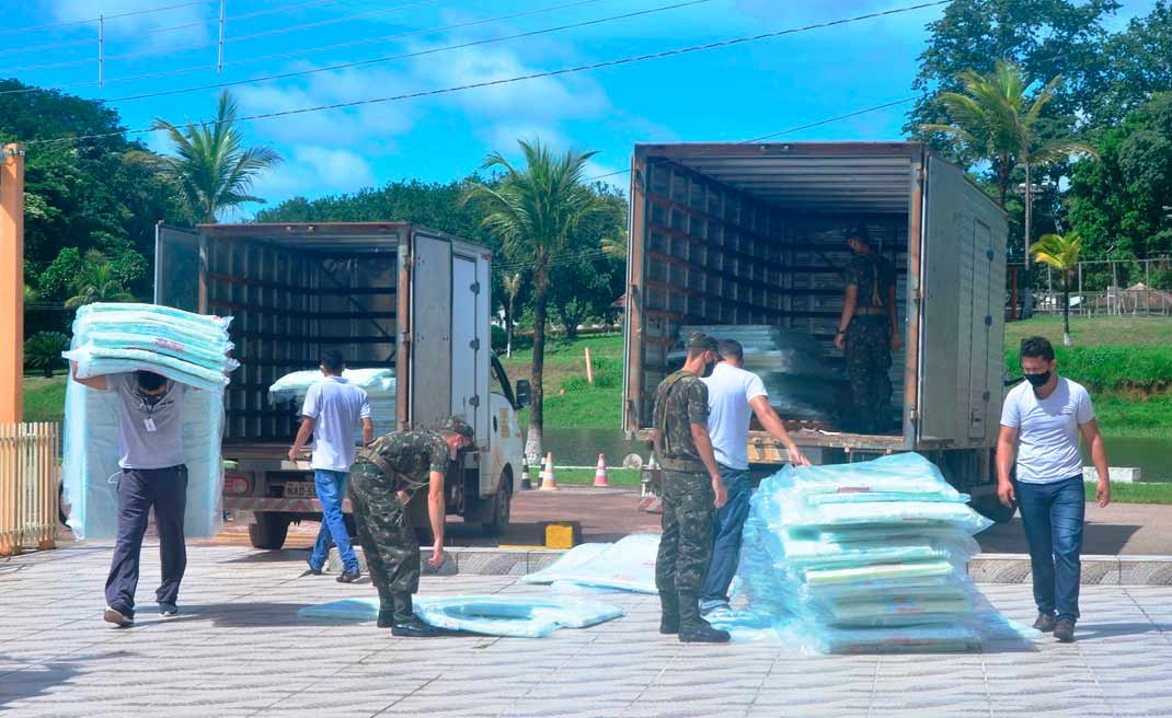 Tribunal da Justiça do Acre recebe 400 colchonetes para a campanha SOS Acre