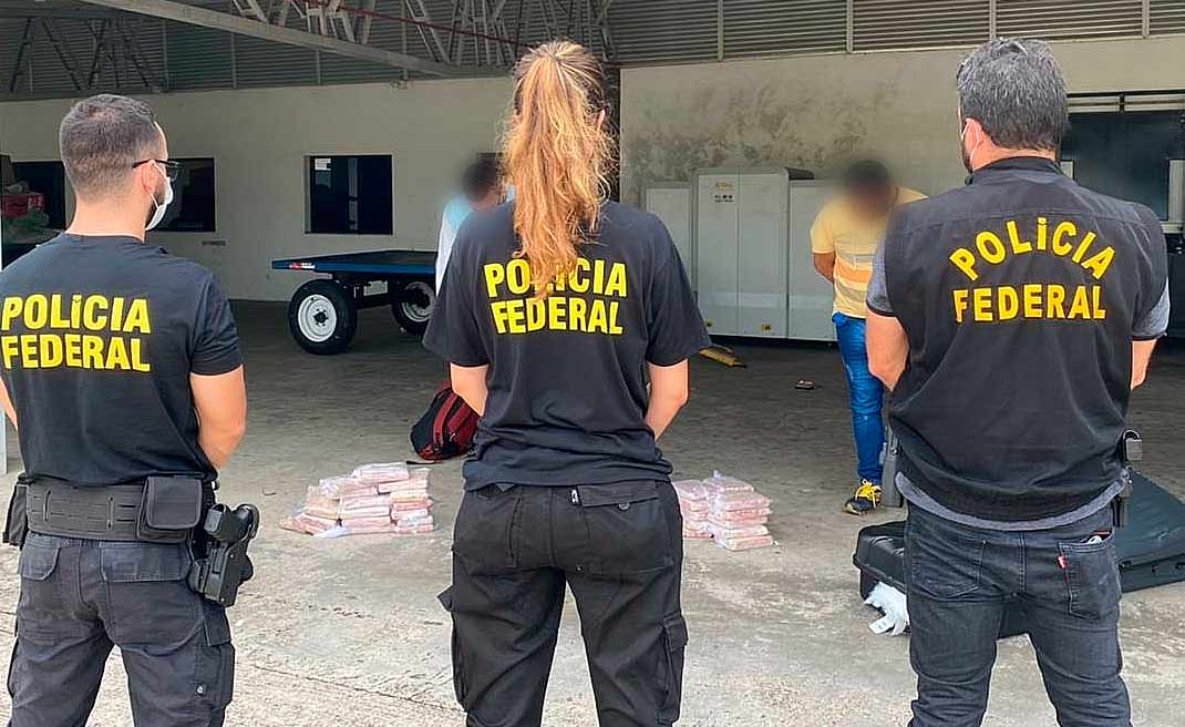 Dois indivíduos são presos no Aeroporto de Rio Branco tentando embarcar com cocaína