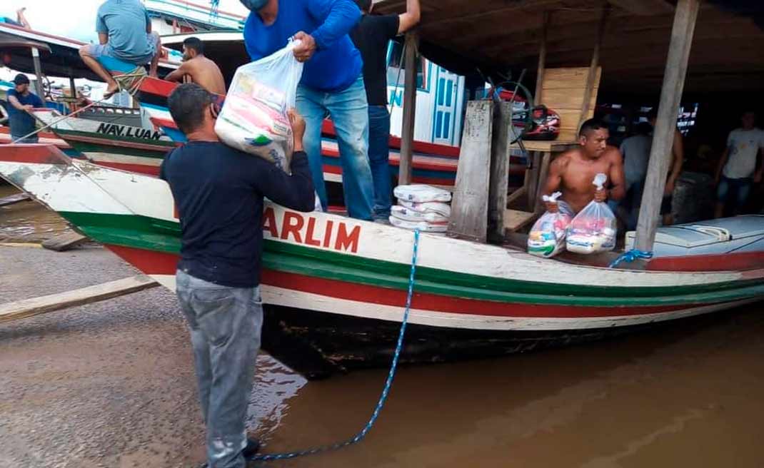 Governador Gladson destina 200 cestas básicas para moradores da Vila Restauração