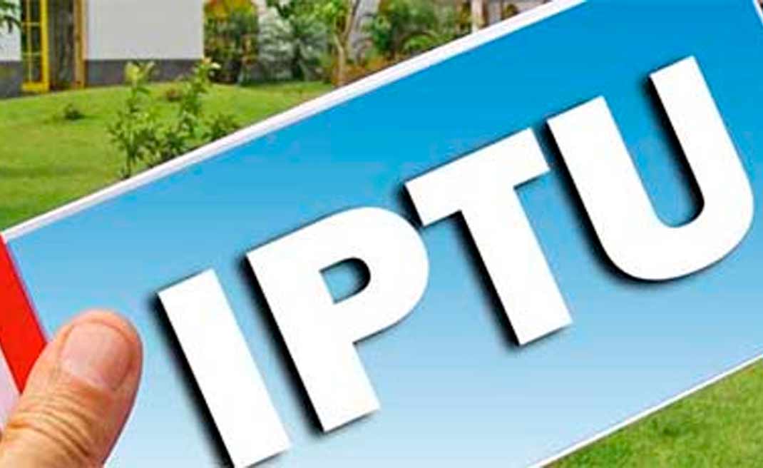 Prazo para pagamento da 1ª parcela do IPTU é prorrogado até 30 de abril, informa prefeitura