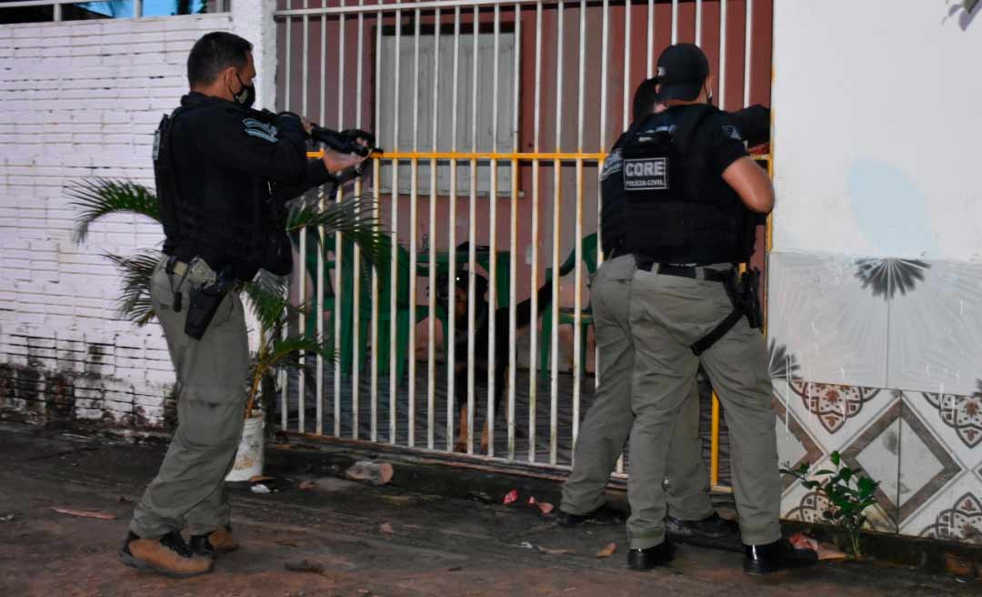 Policia Civil deflagra mais uma fase da operação “Impactus” e prende 24 pessoas nos últimos dez dias
