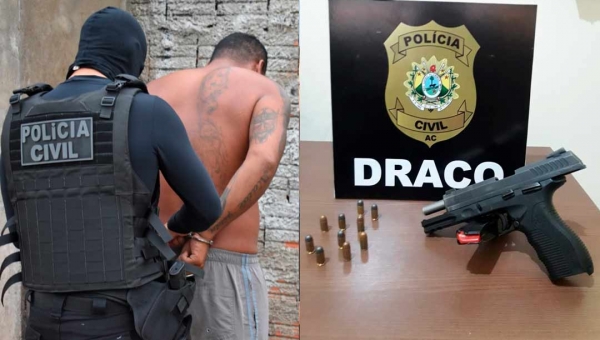 Operação Sinapse apreende arma e prende cinco pessoas na Capital e no município de Bujari